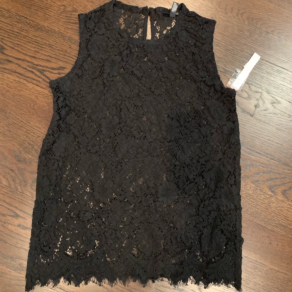 Bloomingdale’s Aqua Brand lace Top. Size Large